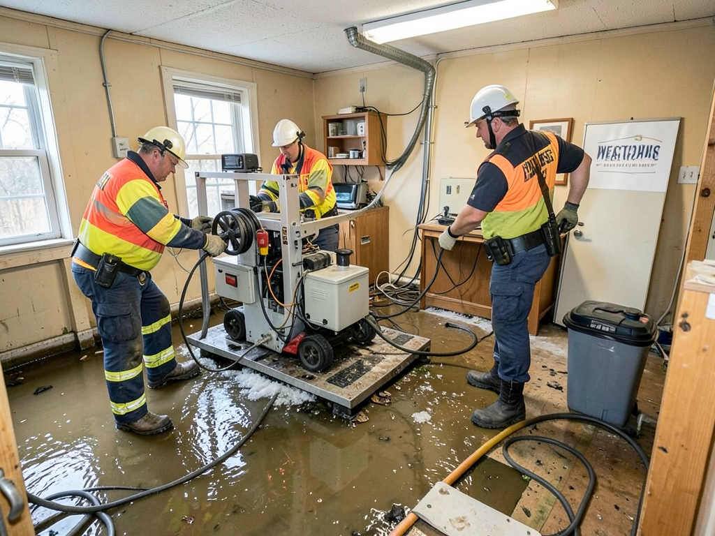 Emergency frozen pipe repair and cleanup for west