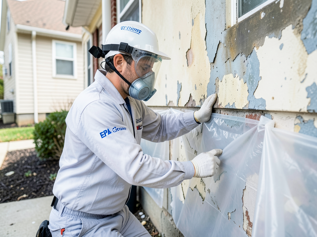 Special precautions for water damage cleanup in ol